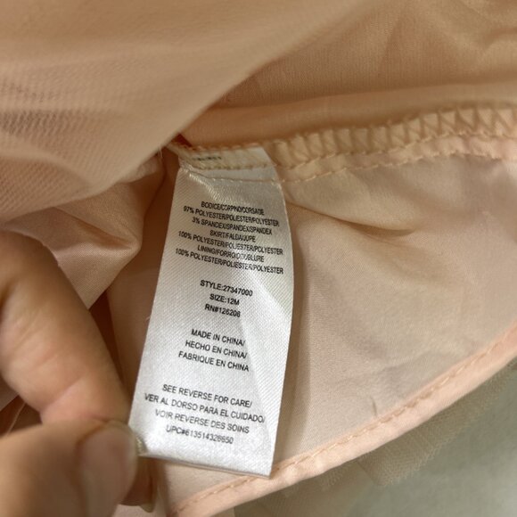 Pippa & Julie 12M Dress Girls Dusty Rose Pink One Year Princess - Picture 3 of 6